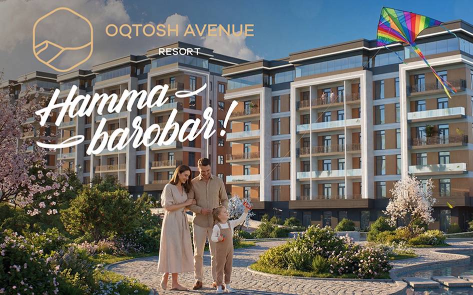 Oqtosh Avenue Resort: барча мавсумий қулайликларга эга шаҳар ташқарисидаги кўчмас мулк